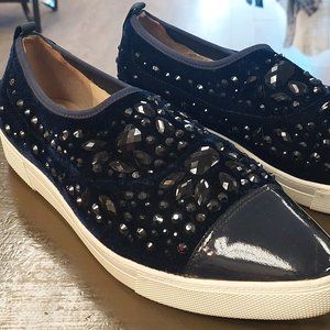Karl Lagerfeld loafers in Navy Size 7-1/2